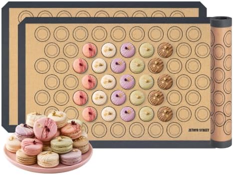 Macaron Baking Mat, Full Sheet, Pack of 2, Gray