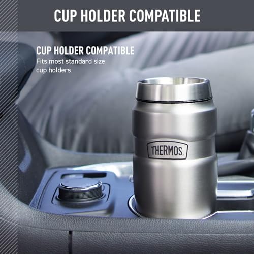 THERMOS Stainless King Vacuum-Insulated Travel Tumbler, 16 Ounce