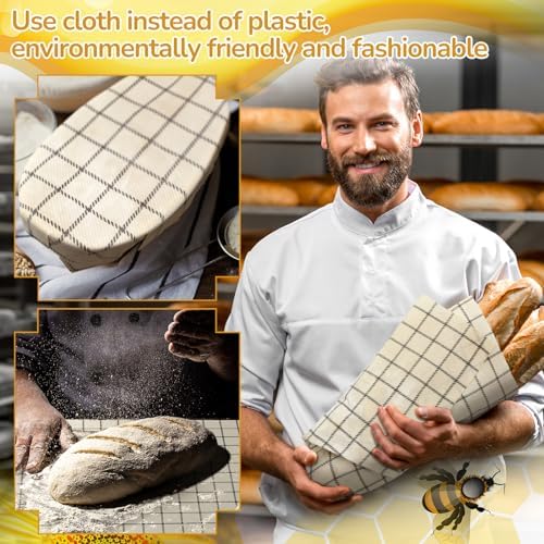 Mindsoft Reusable Beeswax Food Wrap, 17 x 23 Inch