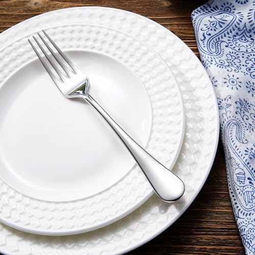KEAWELL Premium Verona 4-Piece 8-Inch Dinner Fork Set