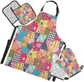 Burbuja Kitchen Apron Set for Adult Adjustable Cooking Apron with 2