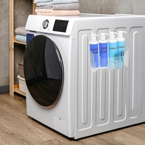 4pcs Adhesive Cabinet Door Storage Bin Wall Mounted Inside Over