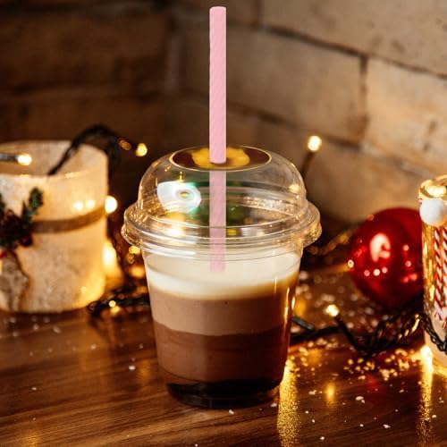 2 Sets Silicone Reusable Straws with Case, Portable Travel Straw with