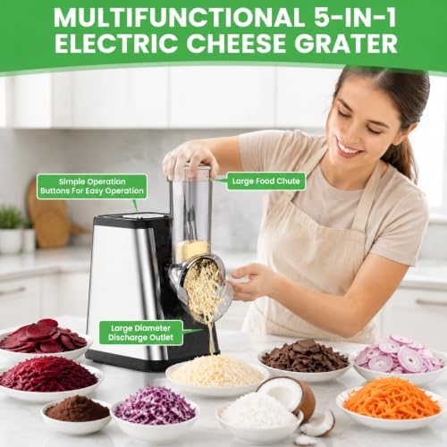 Electric Cheese Grater for Block Cheese