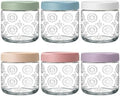 6 Pack 16 oz Glass Overnight Oats Containers with Lids