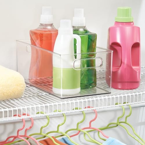 iDesign Stackable Fridge Bin, Set of 2, Clear