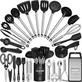 Umite Chef Black Silicone Kitchen Utensil Set