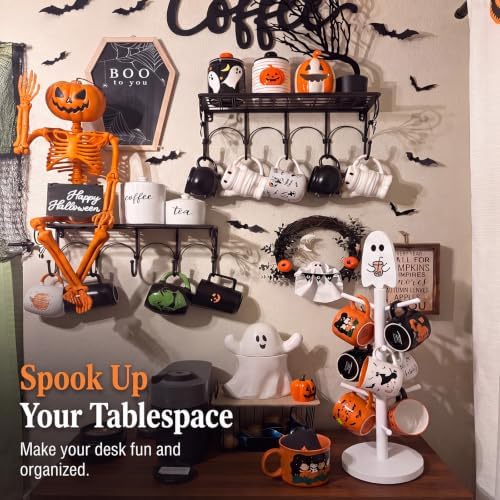 DoubleFill Halloween Coffee Table Decor Ghost Coffee Mug Holder