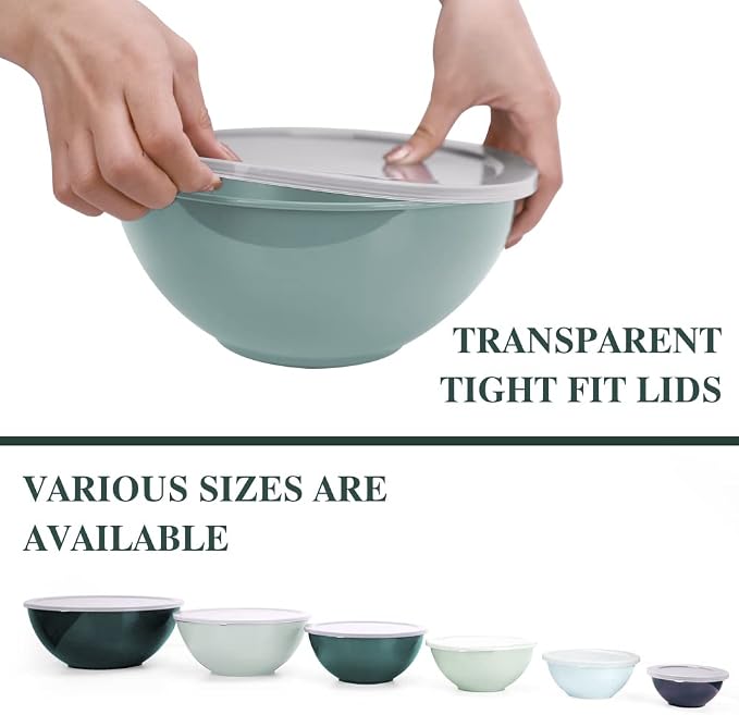 BoxedHome BPA Free Plastic Round Mixing Bowl - Image 8