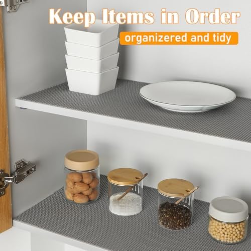 Songrey Non-Slip Shelf Cabinet and Drawer Liner, 12IN x 20FT, Dark