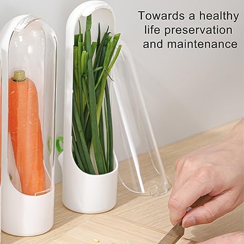 Herb Keeper Container for Refrigerator, Cilantro Saver