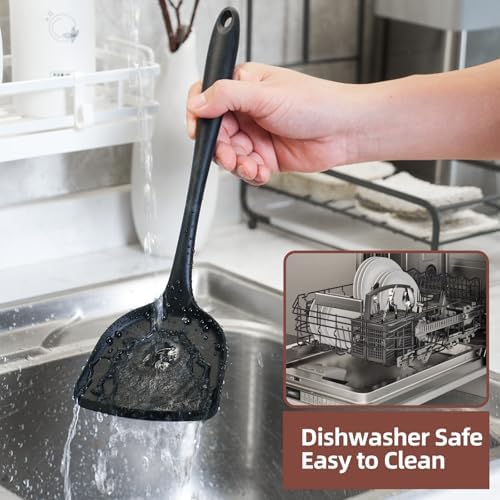Silicone Black Cooking Utensil Set, 9 Pieces kitchen Utensil Set