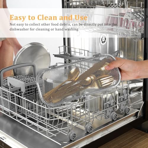 2 Pcs Stainless Steel Dishwasher Basket, Practical Dishwasher