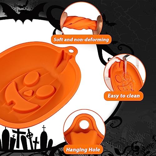 Kamehame Halloween Pumpkin Cake Pan, 8 Inches Pumpkin Cake Mold, Jack