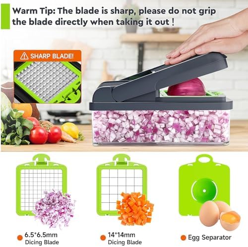 MealHelper 12-in-1 Vegetable Chopper with Container