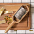 Wooden Cheese Grater with Handles - Kitchen Grater Wooden Shredder