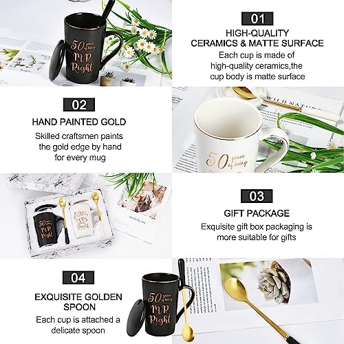 YHRJWN - 50th Wedding Gifts, 50 Years of Being Mr & Mrs Always Right