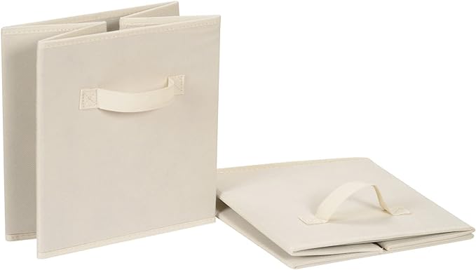 Amazon Basics Collapsible Fabric Storage Cube Bins Organizer - Image 4