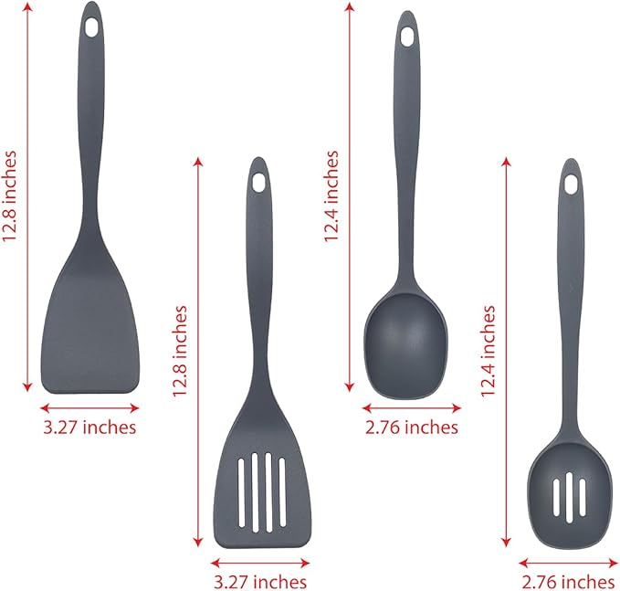 Glad Cooking Kitchen Utensils Set – 7 Pieces, Nylon Tools - Image 3