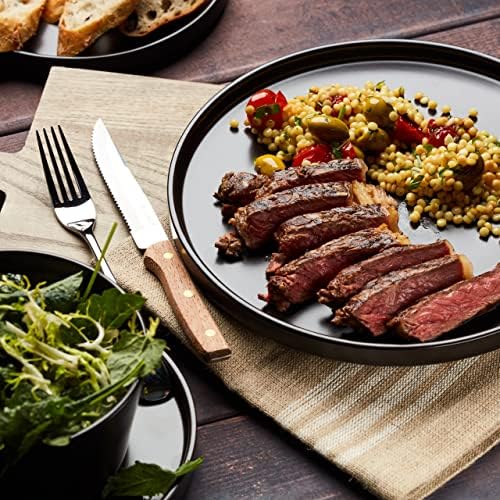 Stone Lain Celina Stoneware 16 Piece Dinnerware Set, Plates and Bowls