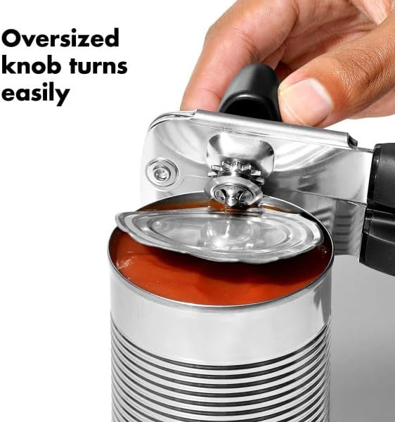 OXO Good Grips Manual Can Opener & Bottle Opener with Soft Easy-Grip