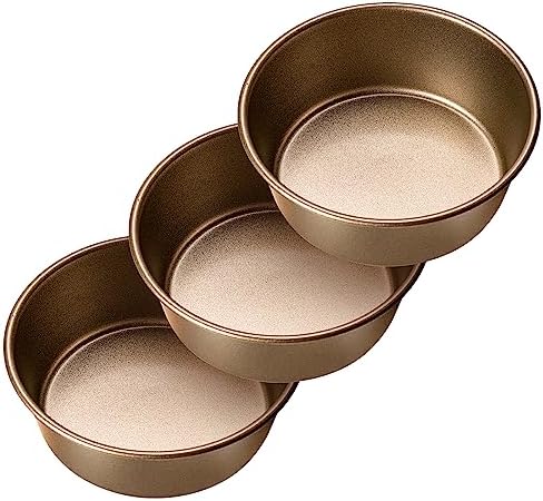 Yomvzake Air Fryer Mini Pie Pan Tart Tins, Jumbo Muffin Cupcake Pan