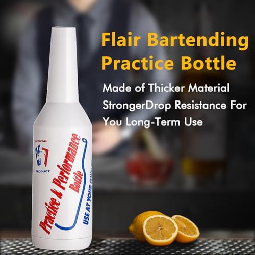 SuproBarware 1pcs Flair Bottle Practice Bartender Practice Bottles