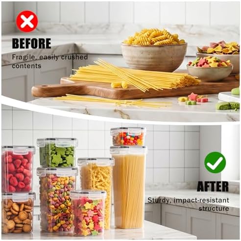 24-Piece Airtight Food Storage Containers, BPA-Free