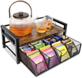 Tea Bag Organizer, Tea Bag Holder Organizer with 8-Compartment