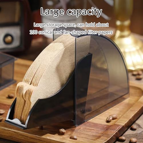 Coffee Filter Holder Box With Cover Paper Holder Storage Dispenser