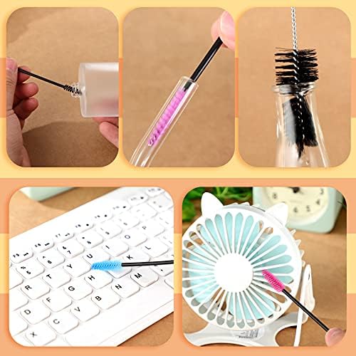 62 Pcs 3 Size Hummingbird Feeder Cleaning Brush for Feeder, Black
