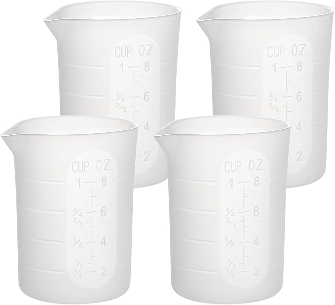 Gartful 250ml Silicone Measuring Cups, Casting Molds, Stain Jewelry Making by Gartful