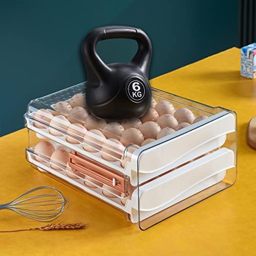 Drawer-Type Egg Holder With Time Marker