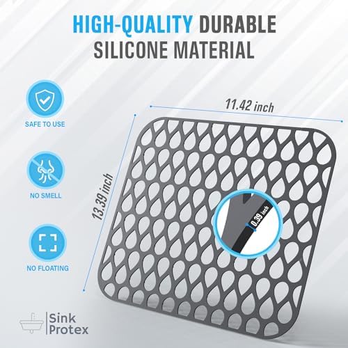 Silicone Sink Protectors for Kitchen Sink – 2 Pack Kitchen Sink Mats