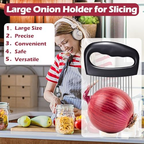 JAYVAR Extra-Large Onion Holder, 304 Stainless Steel