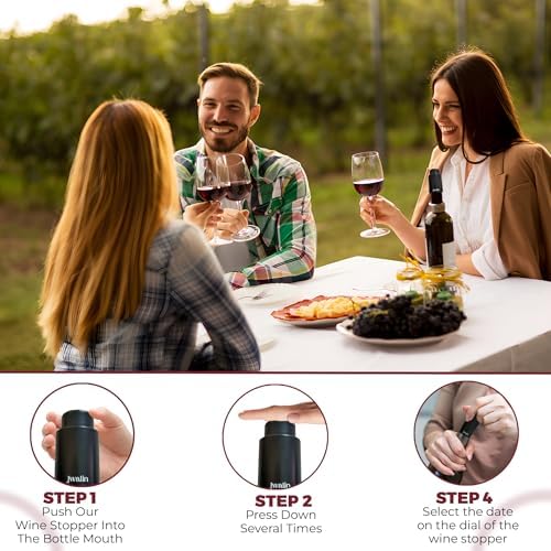 Wine Vacuum Pump Stopper – Premium Wine Preserver with Airtight Seal