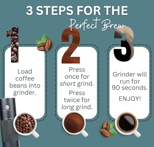 Electric Stainless Steel Burr Coffee Grinder, Gray