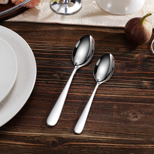 KEAWELL Premium Louise 4-Piece 18/10 Teaspoon Set (6.4" Teaspoon)