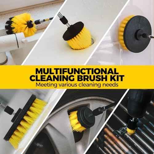 Holikme 40 Piece Drill Brush and Scrub Pad Set