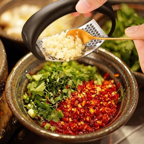 Garlic Press Rocker, Stainless Steel, 2PCS