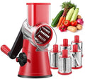 GDL 5-in-1 Rotary Cheese Grater and Vegetable Slicer