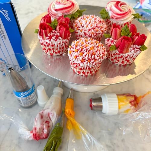 Ateco 4418 Plastic Disposable Piping and Cake Decorating Bags with