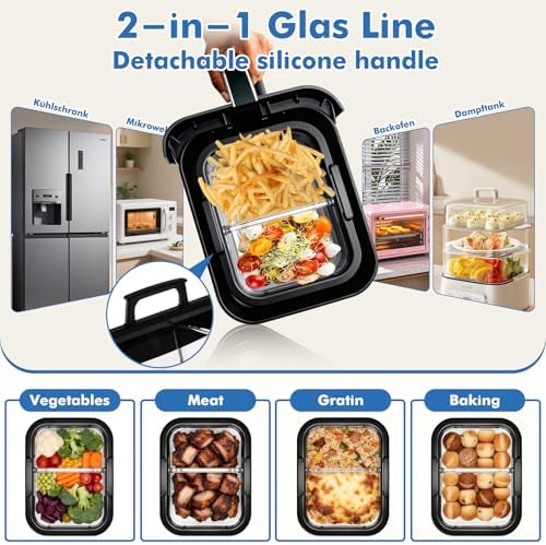 Air Fryer Accessories for Ninja Foodi DZ401, DZ550, SL401, SL451 10Qt