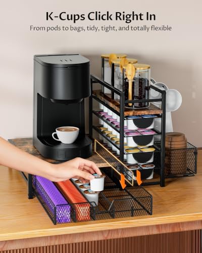 Coffee Station Organizer, 90 K-Cup Capacity