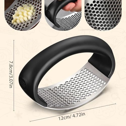 Stainless Steel Garlic Crusher, 2