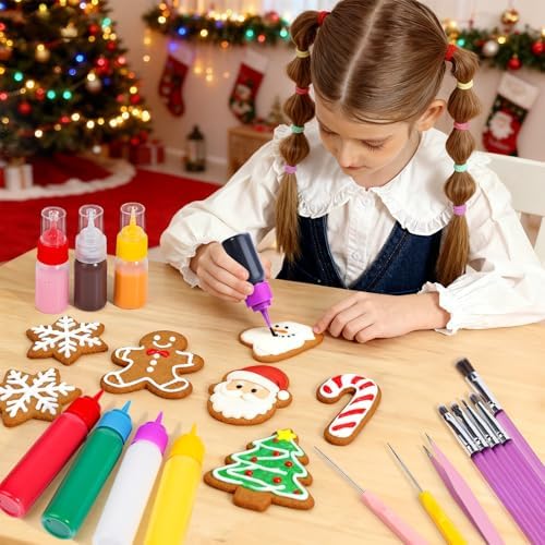YGDZ Cookie Decorating Kit with Icing Bottles