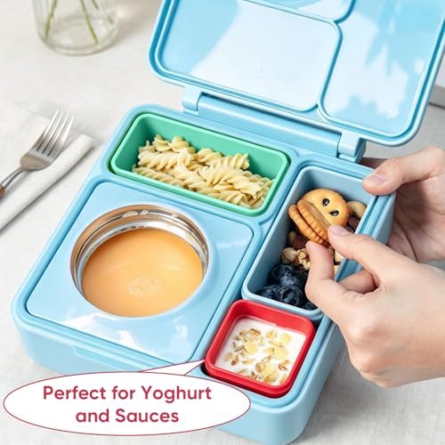 6 Pack Silicone Lunch Box Divider Compatible with OmieBox – Leakproof