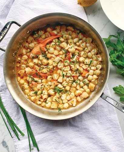 All-Clad Copper Core Stainless 4 Qt Sauté Pan with Lid, Made in the
