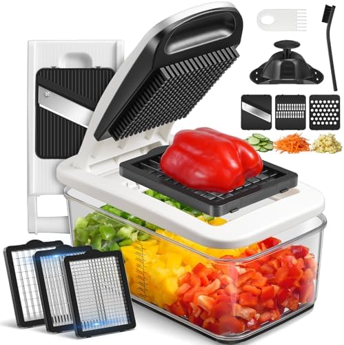 Sopito Vegetable Chopper Mandoline Slicer, 6 Blades