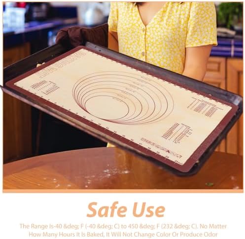 Silicone Baking Mat Rectangular Reusable Non Stick Kneading Pad